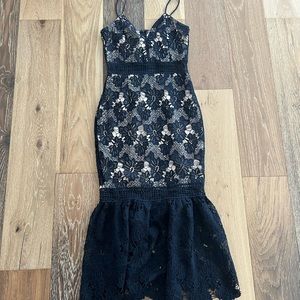 LACE MIDI DRESS Mermaid Style